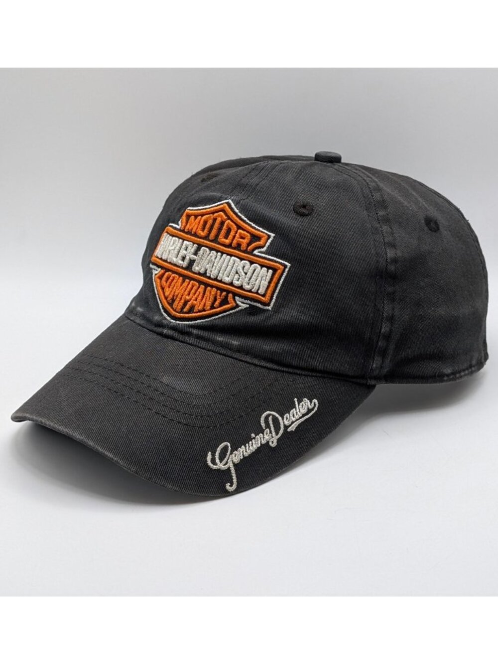 Harley Davidson Motorcycles Distressed Dad Hat Patch Cap Biker Core Grunge Strap